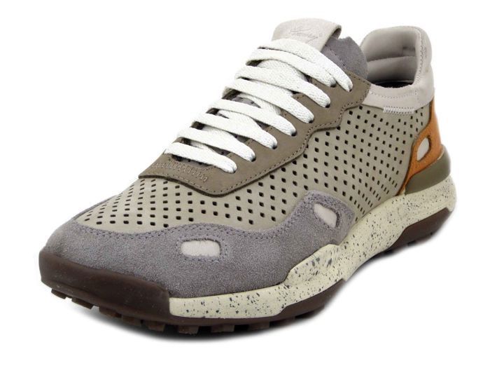 Basket Homme - OSVALDO PERICOLI - Beige - Nubuk - Lacets Basket Homme - OSVALDO PERICOLI - Beige - Nubuk - Lacets