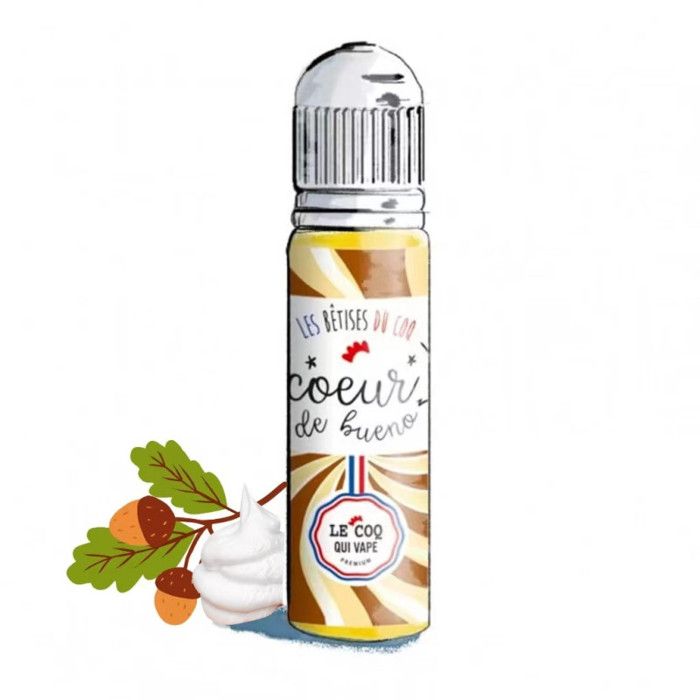Coeur de bueno 50ml - Les Btises du Coq 03mg - avec 1 booster de nicotine  - Cdiscount Au quotidien