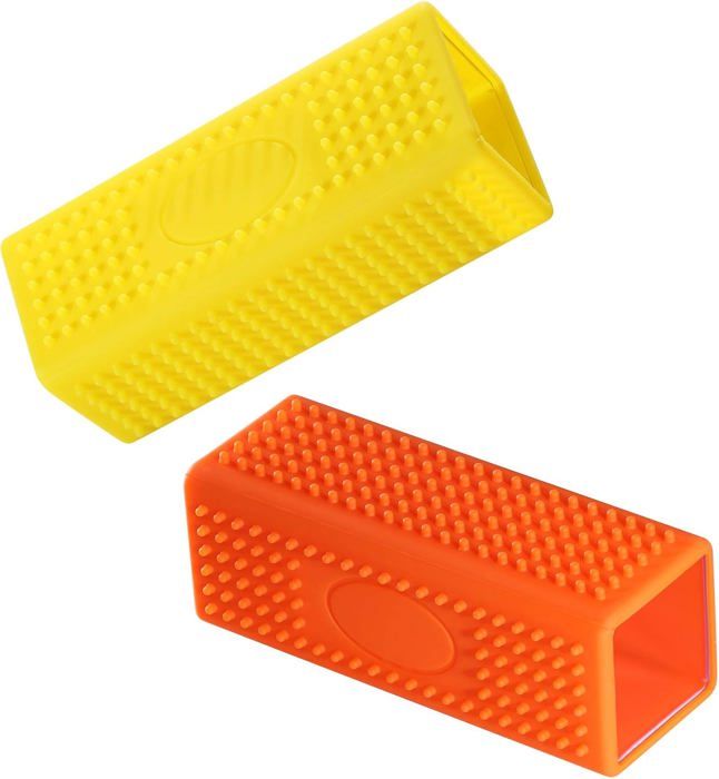 Comparer les prix de Lot de 2 brosses de nettoyage creuses en caoutchouc pour poils danimaux chiens et chats pour voitures meubles tapis canapés