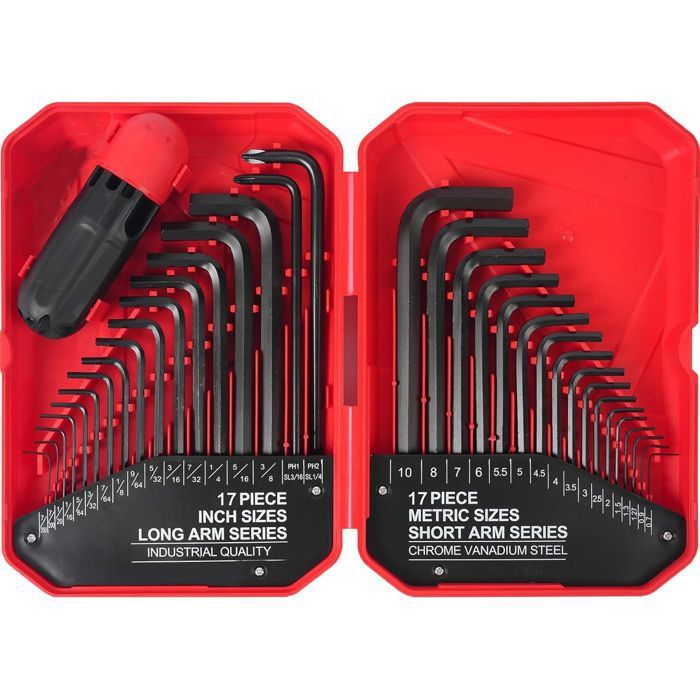 Clé Allen Isolée 6 Mm X 200 Mm KS Tools - Poignée En T Pour Travaux électriques Sécurisés