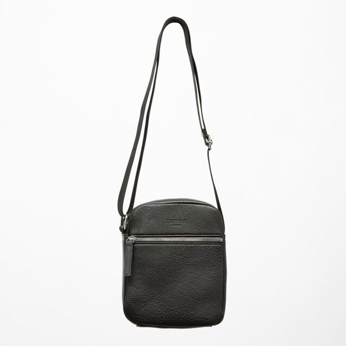 Sacoche similicuir grainé ajustable 25x18x7cm Homme TORRENTE