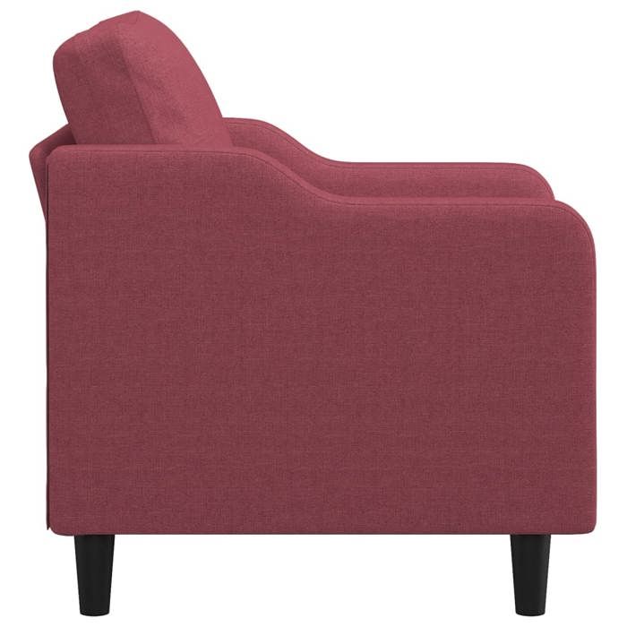 Promotion janvier Fauteuil 1 place - mango - Petit Canapé - Rouge bordeaux 60 cm - Tissu SS1825