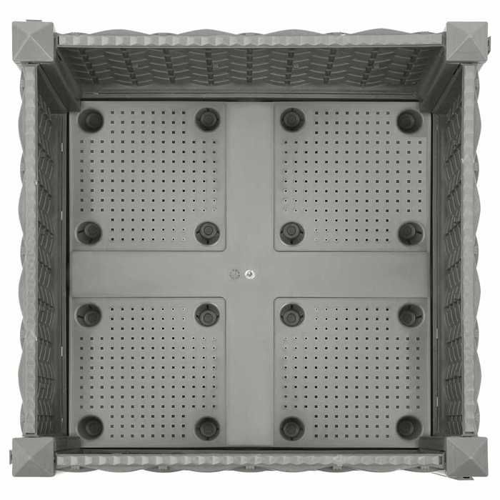En soldes - Jardinière surélevée/Lit surélevé - Jardinière de Plantation Bac à fleur - 40x40x23 cm Polypropylène 8_826566