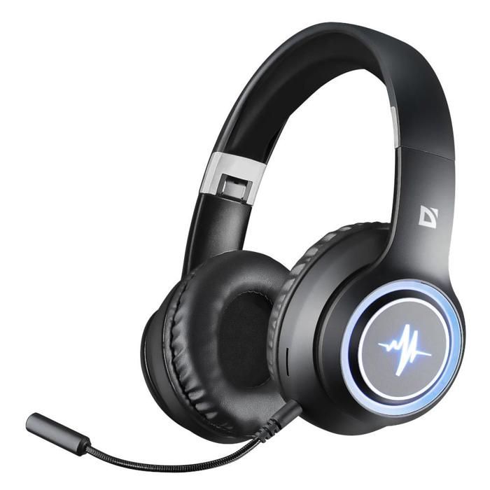 Casque Bluetooth - DEFENDER - Defender B571 - Rétroéclairage - Lecture MP3 - Micro intégré - Noir