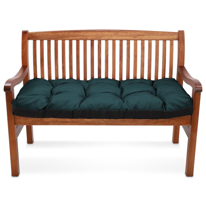 Coussin banquette de jardin 120x40 cm - coussins de banc canapé et pour palette impermeable oreiller exterieur au assise Vert