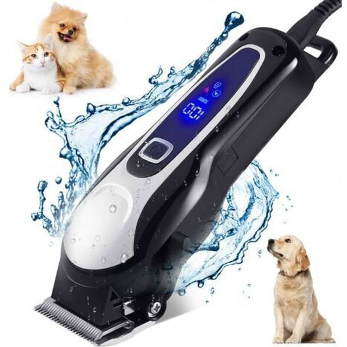 Tondeuse Chien Professionnelle Tondeuse Chien Poil Long Epais Electrique sans Fil Kit Tondeuse Animaux Chien Chat Professionnelle