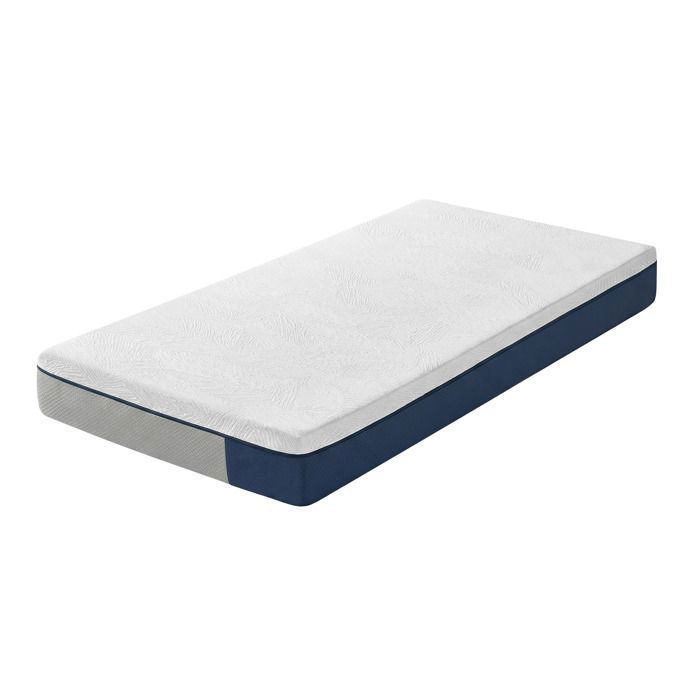 Matelas 140 x 190 cm Mousse Mémoire de Forme Gel Matelas Soutien 7 Zones Housse Lavable Chambre Bleu Matelas 140 x 190 cm Mousse Mémoire de Forme Gel Matelas Soutien 7 Zones Housse Lavable Chambre Bleu