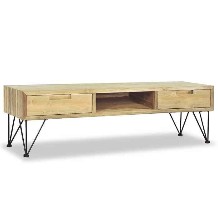 Meuble TV - vidaXL - 120x35x35cm - 2 tiroirs - 1 compartiment 50591143882