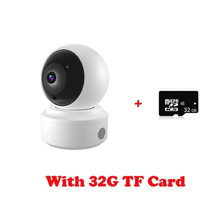 HD avec carte 32G-Babyphone vidéo sans fil 1080P, Mini caméra de  Surveillance IP WiFi 5G, double bande, vidé - Cdiscount Puériculture &  Eveil bébé