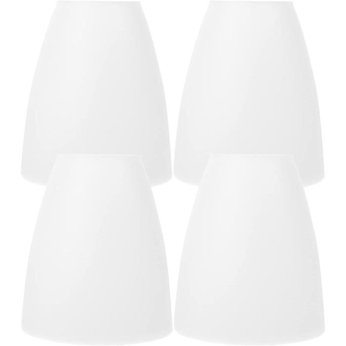 Abat-Jour En Plastique 5 Pièces Abat-Jour Fer À Cheval Couverture Blanche De Remplacement Pour