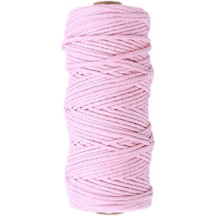 Corde en coton torsade super douce 3 brins (niveaux de gris 1/2 pouce x 10 pieds) on