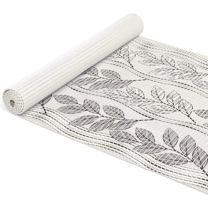 Tapis De Bain Antidérapant En Mousse - Motif Pierres, Demi-cercle 65 Cm, Perméable, Lavable - 10