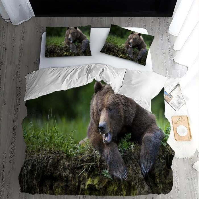 Housse De Couette 200x200 Patchwork Géométrique Imprimée 3D