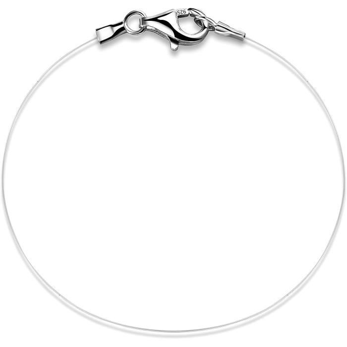 2400M Fil Invisible En Nylon Transparent, Nylon Bijoux Artisanat Cordons Fil Cristal Pour