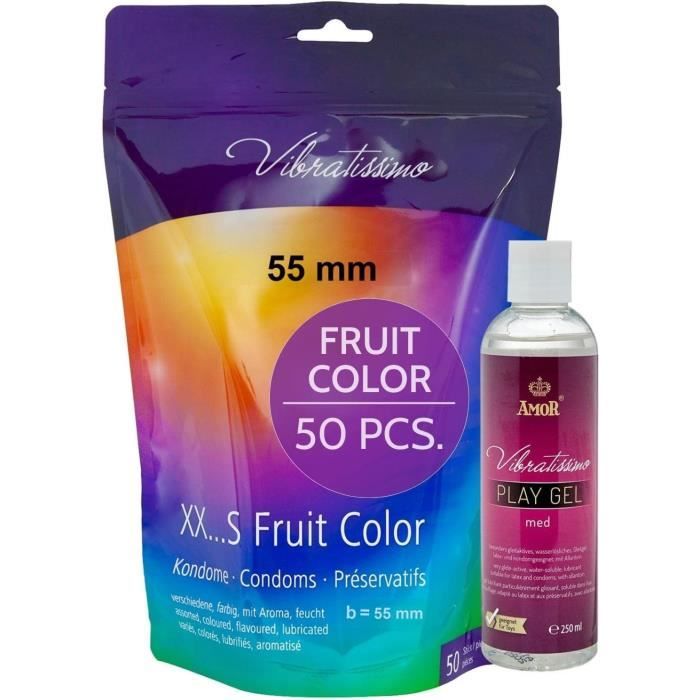 Lot De 50 Préservatifs EXS Véganes Arôme Chocolat Chaud Fruité - Préservatifs Masculins Neufs