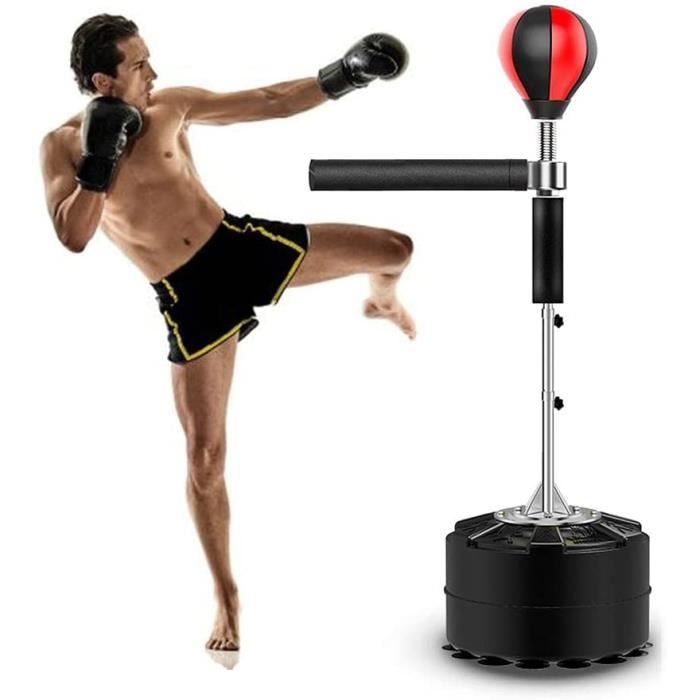 Sac De Boxe Sur Ressort "Reflexball" - Ballon De Réaction Pour Entraînement - Portable, Rebond 360°