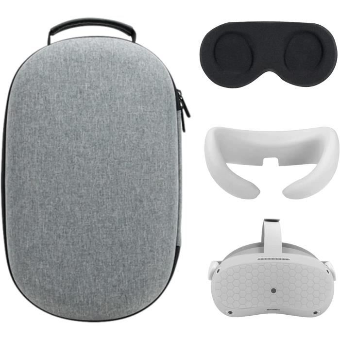 Étui De Transport Rigide Pour Casque VR – Housse De Voyage Universelle – Gris – Neuf