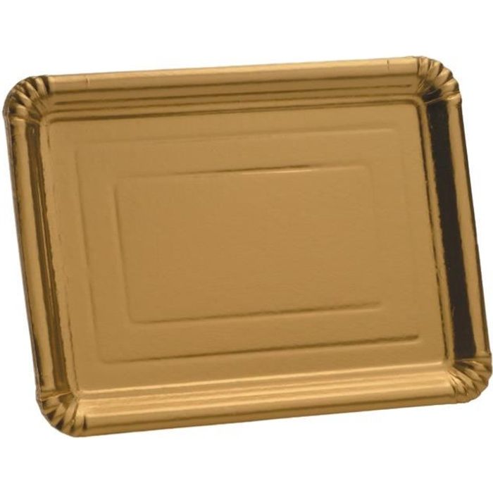 5 Plateaux Carton Rectangulaires 24 X 33 Cm Dore Cdiscount Maison 5 Plateaux Carton Rectangulaires 24 X 33 Cm Dore Cdiscount Maison