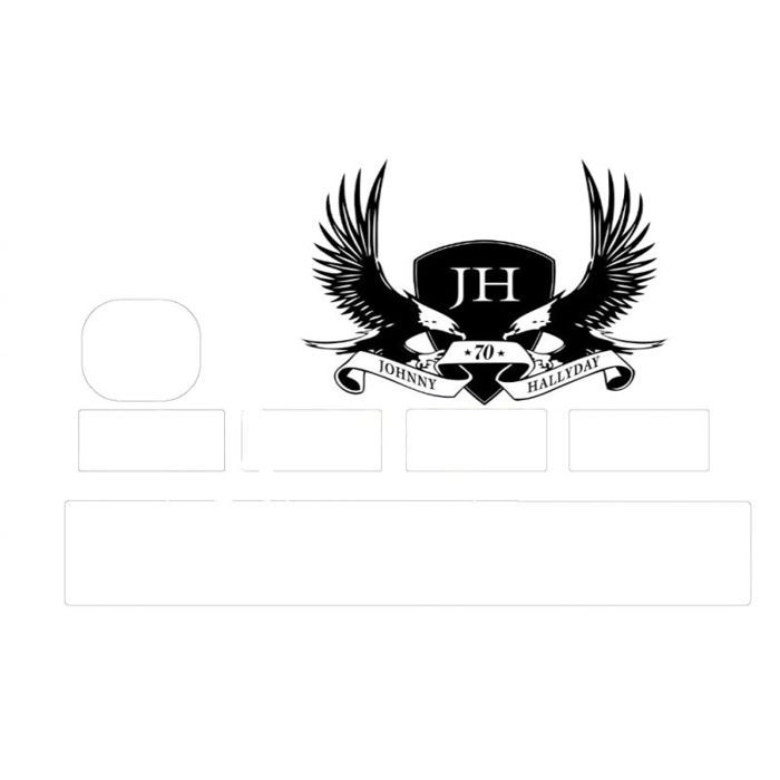 Stickers Pour Carte Bleue Johnny Hallyday 70 Ans Cdiscount Puericulture Eveil Bebe