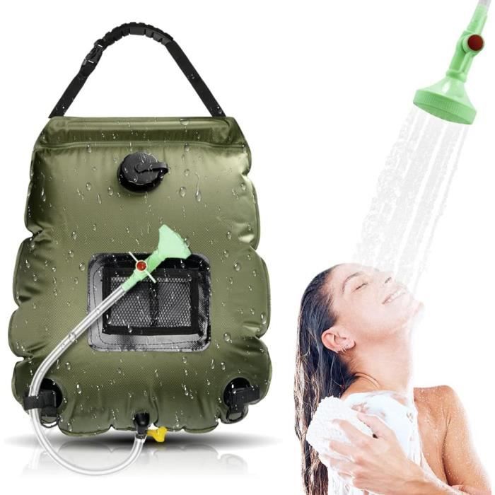 De douche d'eau chaude extérieure 20L chauffage so, XU,laire portable