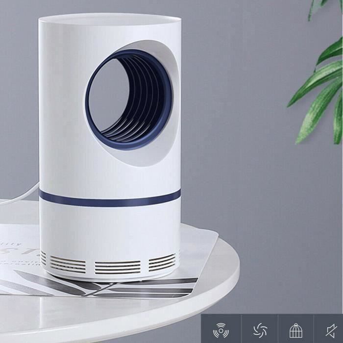 Tueur de Moustiques-Lampe Anti-insecte USB-Lampe Anti Moustique Moustique tueur Non Toxique-5W-220V110-220VMaison LED Bureau-Blanc