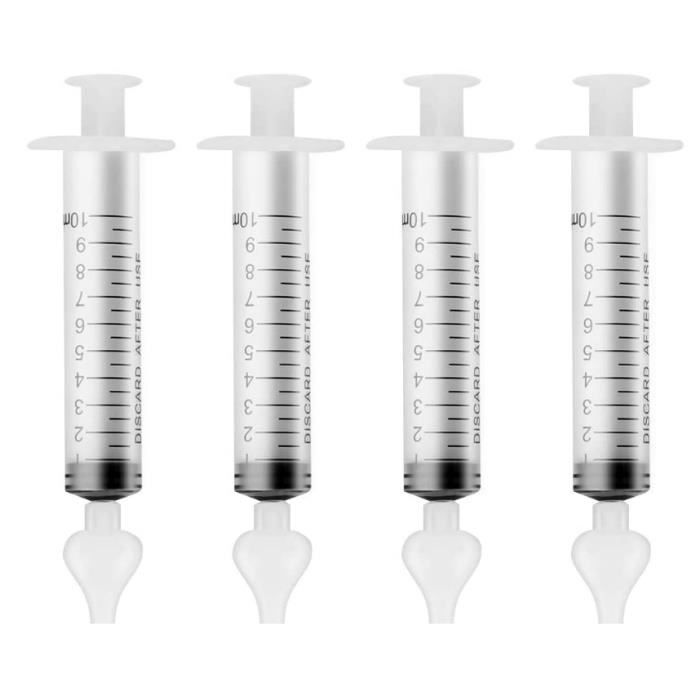 4 Seringues Nasales Bébé Blendura 10 Ml - Irrigateur Nasal Sécurisé Et Réutilisable Pour Nourrissons