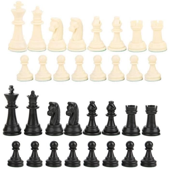 Pièces d'échecs - Jeu d'échecs Chessman en Bois HB057 - Jeux - Jouets
