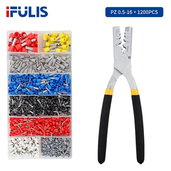 Pince à Sertir CIMCO PROFI-CRIMP - Empreinte Trapézoïdale Pour Câbles 25 Et 50 Mm²