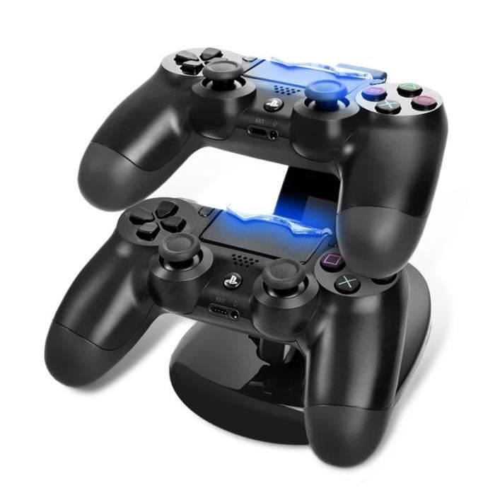 Chargeur de console de jeu pour manette mince/Pro de Sony pour PS4