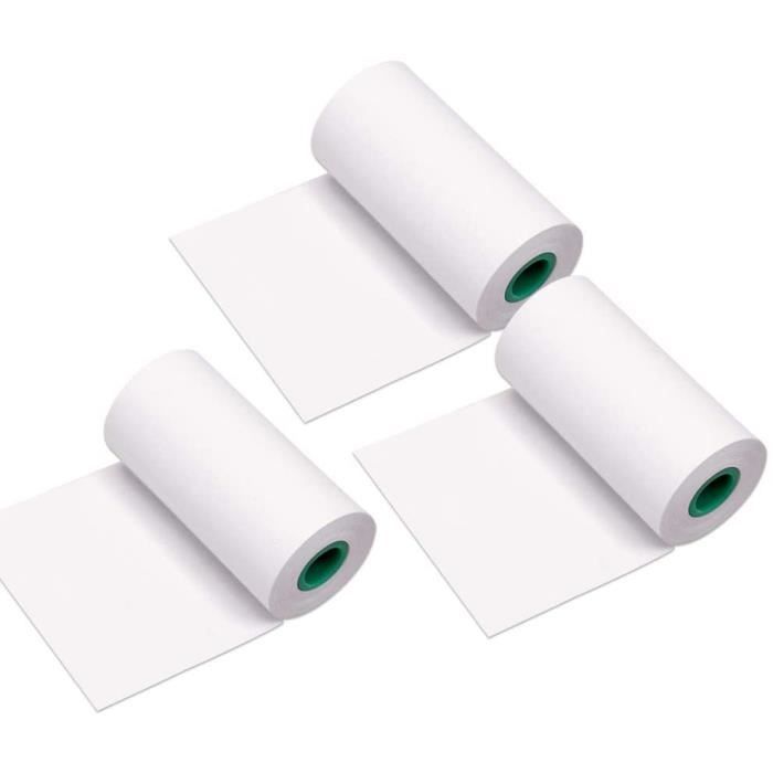 Papier Thermique pour Mini Imprimante Rouleau de Papier Thermique