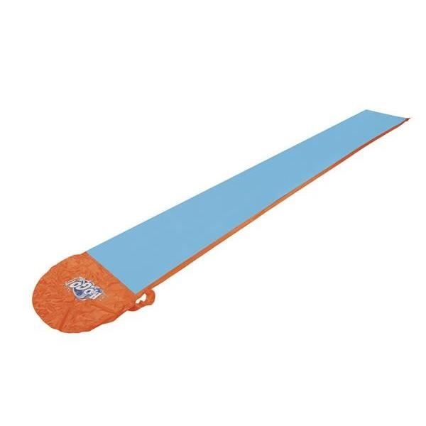 Tapis Glissant H2OGO Individuel 549 X 82 Cm – Avec Rampe De Lancement, Orange/bleu, Pour Enfant 5-12 Ans