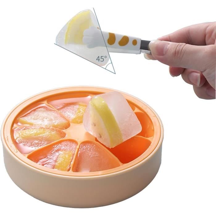 Bac A Glacons Avec Couvercle,3 Pièces Glacons Moule Ice Maker Glaçon Reutilisable,Whisky Bac