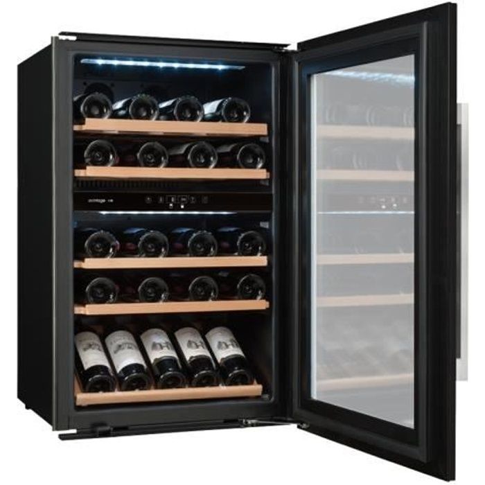 Climadiff Avintage AVI48CDZA Cave à vin intégrable niche largeur 56 cm profondeur 55 cm