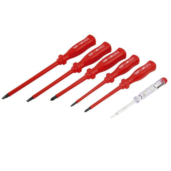 Cogex Jeu 5 Tournevis Electricien 1000v Testeur Achat Vente Tournevis Cogex Jeu 5 Tournevis Electricien 1000v Testeur Cdiscount