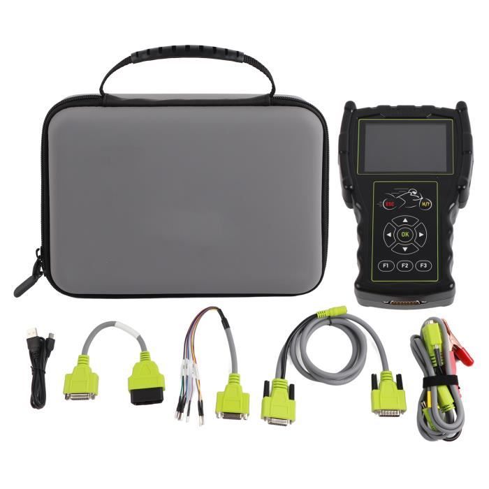 Dioche Diagnostic moteur Scanner de Diagnostic Moto 3,5 po Lecteur de Défaut Détection de Batterie Moteur EFI pour Système