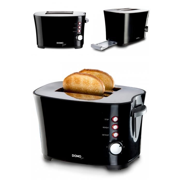 GRILL PAIN Design à Deux fentes Tiroir ramasse miettes réchauffage décongélation Idées cadeaux - vue 2