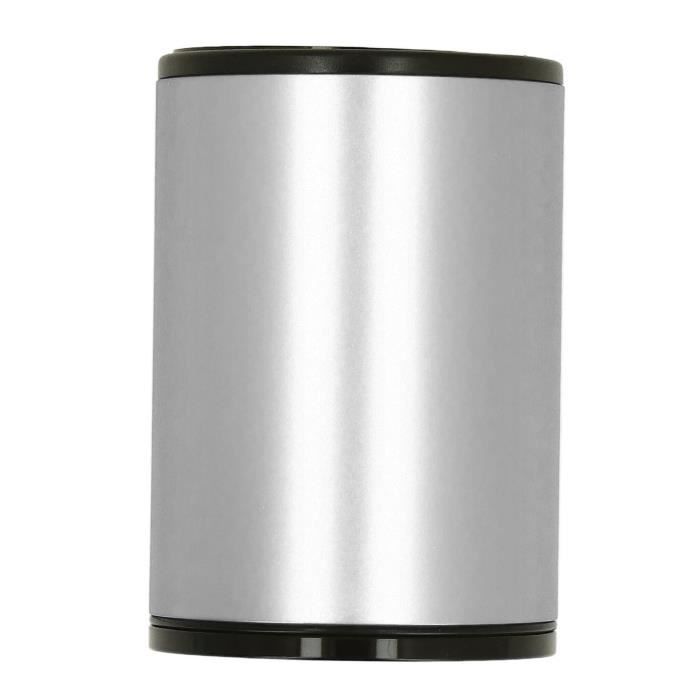 Poubelle De Voiture Rotative En Aluminium Avec 2 Rouleaux De Sacs - Support Suspendu Pour Siège - Design 360°