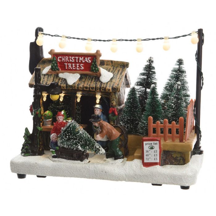 Village de Noël - EDM - 3AA - 18 x 105 x 142 cm - Décoration intérieure - Mixte