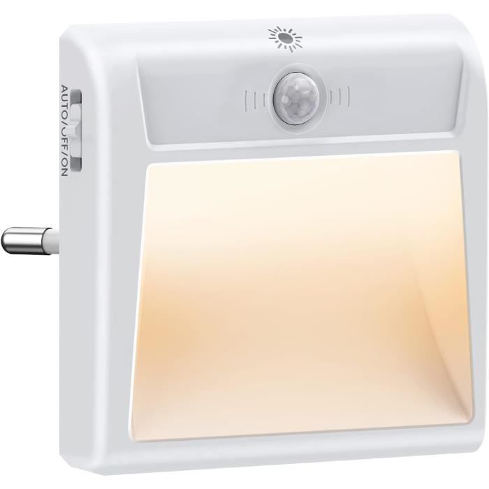 Prise Veilleuse LED avec Télécommande - 2-PACK - Pour Adultes et Enfants -  Dimmable 