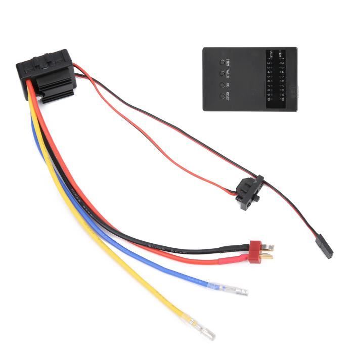 Nouveau contrôleur de vitesse ESC sans brosse 80A 2-6S ESC avec 5V 5A UBEC pour avion RC hélicoptère FPV hélicoptère Drone