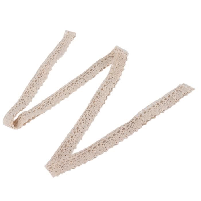 5 M Coton Crochet Dentelle Ruban 2.5 Cm De Largeur Vintage