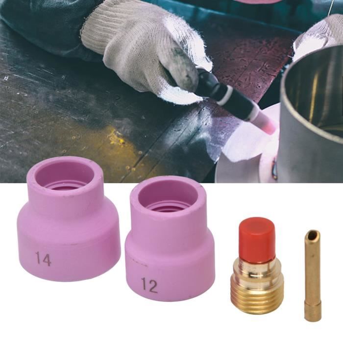 Kit De 21 Lentilles Pour Torche TIG – Version Stubby, Compatible WP-17/18/26 Et WL20
