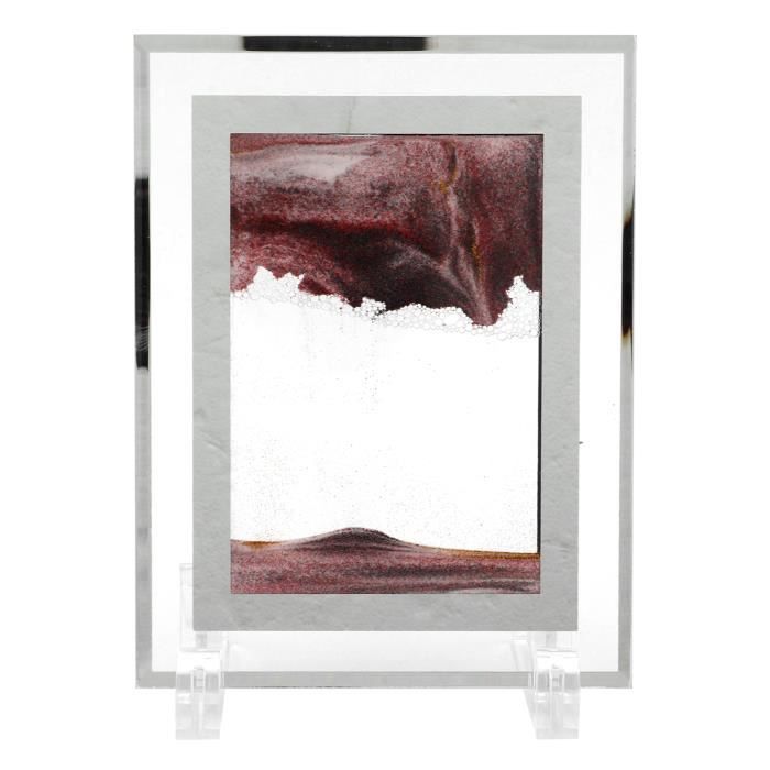 Image d'art de sable en mouvement 3D, verre rond, sablier de sable de mer profonde, artisanat de sable mouvant, peinture de sable coulant, cadeau de décoration de bureau et de maison Image d'art de sable en mouvement 3D, verre rond, sablier de sable de mer profonde, artisanat de sable mouvant, peinture de sable coulant, cadeau de décoration de bureau et de maison