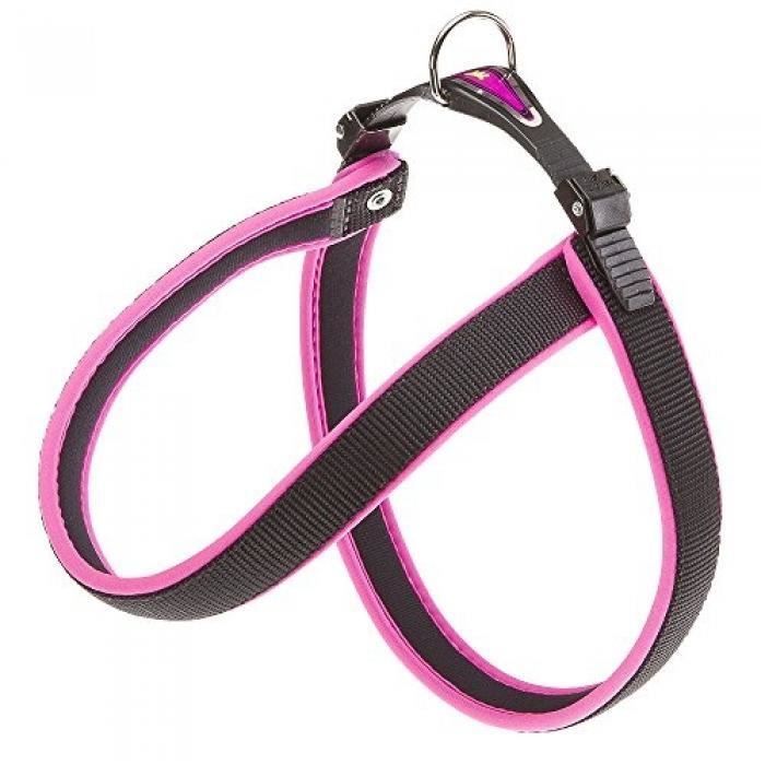 Ferplast Harnais Agila Fluo 3 pour chien M 42 x 50 cm - Nylon rembourré Fuchsia Ferplast Harnais Agila Fluo 3 pour chien M 42 x 50 cm - Nylon rembourré Fuchsia