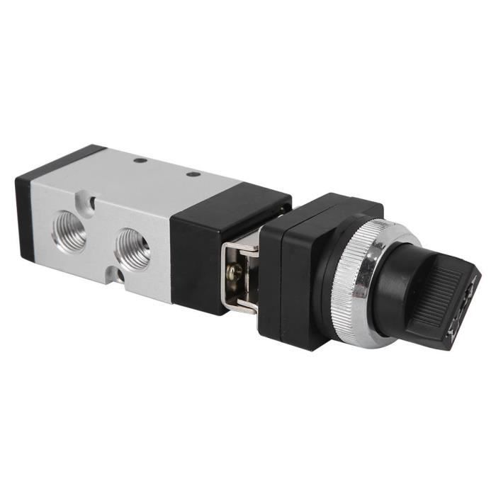 Vanne Pneumatique MOV-01 à 2 Voies - Commande Manuelle, Filetage G1/8 - Pour Cylindres Et Diaphragmes