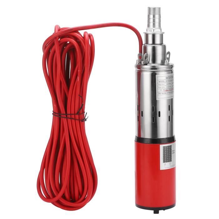 Pompe à Eau Solaire VEVOR Submersible – 48V CC – 1,9m³/h, 83,29m, 369W – Neuf