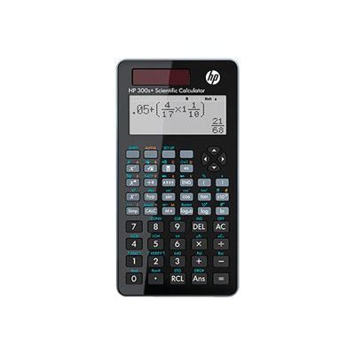 Calculatrice scientifique - HP - 300s+ - 15 chiffres - Panneau solaire - Noir