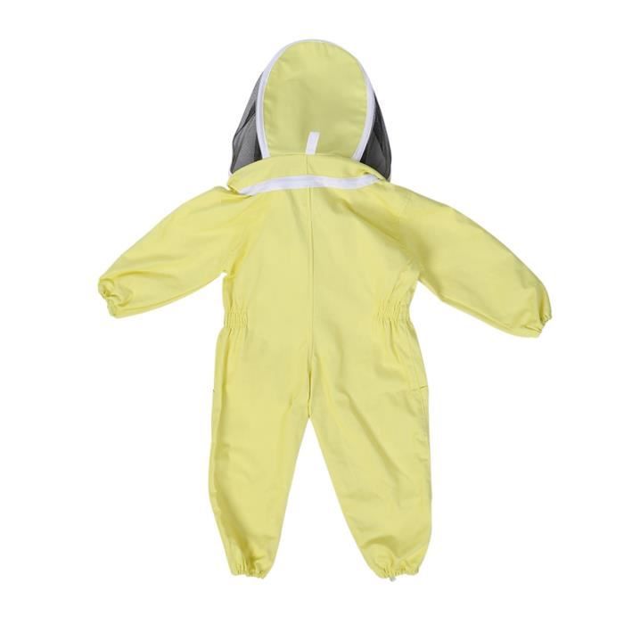 BEL-7293629242064-Vêtement de protection pour l'apiculture Combinaison de protection d'apiculture professionnelle pour enfants Combi