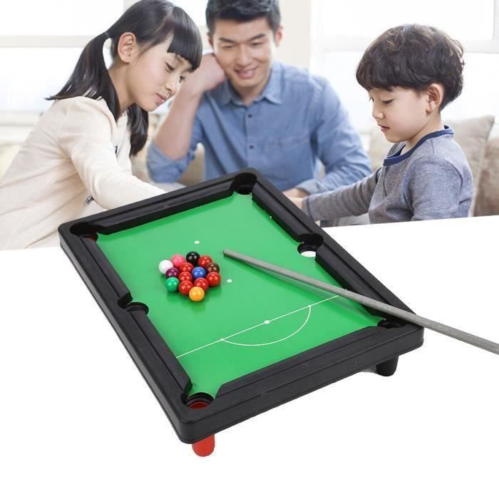 Mini Table De Billard Avec Retour Automatique - 92x52 Cm, Vert, Bois Et Tissu, 8 Kg, Neuve