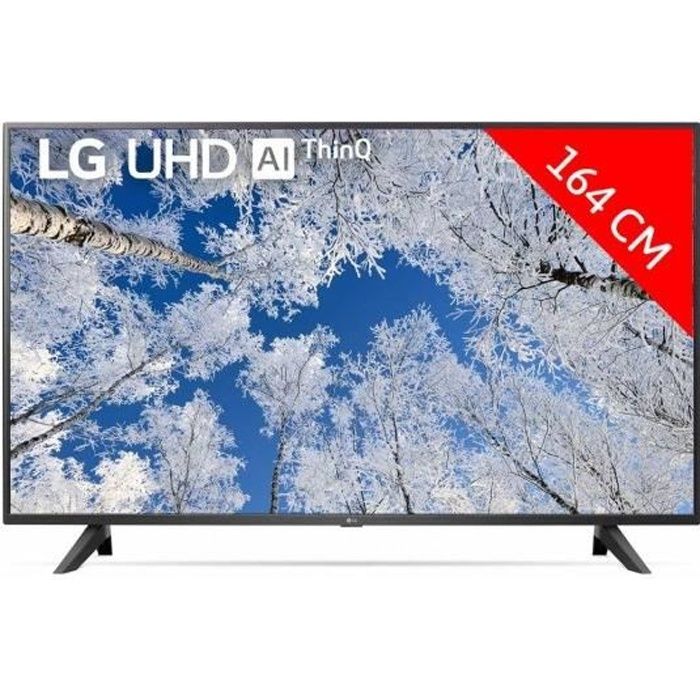 Téléviseur LG 4K UHD 65 Pouces (164 Cm) Smart TV - Modèle 65UN700LB, Occasion